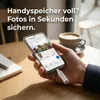 16GB USB-C Stick an Smartphone angeschlossen Anteprima dell’immagine prodotto