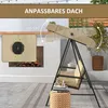 Outsunny Hollywoodschaukel 3-Sitzer Schaukelbank mit Produktbild-Vorschau 6