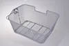 Fahrrad Korb hinten 41x30x17cm silber Tragebügel Produktbild-Vorschau 5