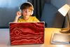 MuchoWow® Laptop Aufkleber Sticker Cover Rot - Achat - Produktbild-Vorschau 3