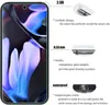 A product image showcasing a phone screen protector with descriptive text and diagrams. Produktbild-Vorschau