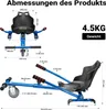 Hulajnoga z siedziskiem Wiltec niebieska, regulowane Podgląd zdjęcia produktu 7