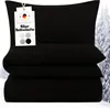 Biber Bettwäsche 240x220 Schwarz Uni Flanell Bettwäsche Produktbild-Vorschau 1
