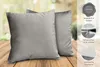 Samt Kissenhüllen 2er Set, Premium Kissenbezug, Sofa- und Produktbild-Vorschau 2