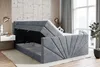 ALTDECOR Boxspringbett mit Fußteil, 2 Matratzen und Topper Produktbild-Vorschau 3