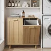 Opklapbare wasmand met uitneembaar binnenwerk, eikenkleur, Productafbeelding-voorbeeld 1