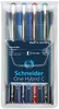Schneider Tintenroller One Hybrid C 0.5 4er Etui, farbig Produktbild-Vorschau 1