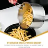 Pommes K?rbchen Frittierkorb,Edelstahl Nudelkorb Produktbild-Vorschau 4