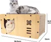 Heikoeco® Katzenhaus-Kratzbrett Hochwertige Wellpappe mit Produktbild-Vorschau 7