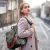 Cityrucksack Retro Rucksack Damen 3 in 1 Handtasche Mädchen Produktbild-Vorschau 3