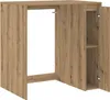 vidaXL Waschmaschinen-Schrank mit Tür Artisan-Eiche 87 x 60 Produktbild-Vorschau 4