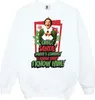 Elf - "OMG Santa" Sweatshirt für Herren BI21905 (M) (Weiß) Produktbild-Vorschau 1