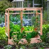 dobar Tomaten-Haus Gewächshaus aus Holz mit Rankhilfe und  Produktbild-Vorschau 6