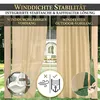 Zestaw 2 sztuk zasłon zewnętrznych, wodoodpornych, z Podgląd zdjęcia produktu 5
