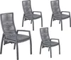 LC Garden »Diwo« Gartenstuhl anthrazit/grau Aluminium/Rope Produktbild-Vorschau 12