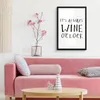 MuchoWow® MuchoWow® Gerahmtes Poster Zitat Wein "Es ist Produktbild-Vorschau 6