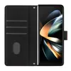 Galaxy Z Fold3 Hülle, Schlank Prägung Flip Leder Produktbild-Vorschau 4