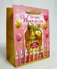 Geschenktasche Pink Kerzen 20x25x10 cm (B/H/T) Produktbild-Vorschau 1