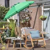 Parasol Tropico Mittelstockschirm, anthracite/terracotta, Voir les images du produit 4