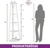 YITAHOME Eckregal 5 Ebenen, Eck-Bücherregal, 160cm Produktbild-Vorschau 2