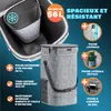 MONZANA® Chariot de courses gris merle 56 litres 3 en 1 Voir les images du produit 5