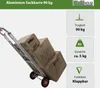 Aluminium Sackkarre klappbar 90kg Traglast Transportkarre Produktbild-Vorschau 2