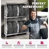 Nosič pneumatik až na 8 pneumatik - šedý Náhled obrázku produktu 4