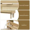 A collage of close-up images showcasing features of a wooden shoe cabinet. Podgląd zdjęcia produktu