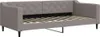 vidaXL Tagesbett Ausziehbar Taupe 90x200 cm Stoff Produktbild-Vorschau 4