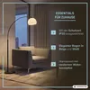 Höhenverstellbare Bogenlampe - 1,66 m Höhe, Ø 27 cm Produktbild-Vorschau 5