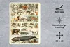 MuchoWow® Mauspad Mousepad Tiere - Vintage - Adolphe Millot Produktbild-Vorschau 3