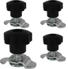 Schraubfitting Airlineschiene Single 4 Stück Set Sterngriff Produktbild-Vorschau 1