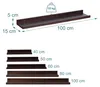 Mensola da parete Relaxdays, L x P x A: 5 x 100 x 15 cm, Anteprima dell’immagine prodotto 4