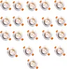 Jayseuw 20x LED luce da incasso 3W orientabile soffitto Anteprima dell’immagine prodotto 9