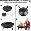 YUENFONG ohnivá mísa kulatá Ø 80 cm s otvorem pro odvod Náhled obrázku produktu 4