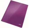 LEITZ Classeur à levier WOW, DIN A4, carton, violet Voir les images du produit 3
