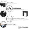 STIV Meubles | Petit bureau 68x51x74 cm Noir Mat | Avec Voir les images du produit 11