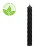 Rustic Durchgefärbte Schwarze Stabkerzen 250/28mm 4er-Set Produktbild-Vorschau 2