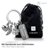 FABACH Schutzengel Schlüsselanhänger 3 Charms mit Gravur - Produktbild-Vorschau 2