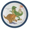 8 Teller Dinosaurier rund 23cm Papier Produktbild-Vorschau 1