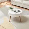 Table basse 'Bongard' avec plateau amovible Ø60 x 45 cm Voir les images du produit 2
