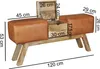 FineBuy Design Turnbock Echtleder Sitzbank Produktbild-Vorschau 7