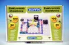 The image shows the packaging of an electronic construction kit. The front of the box displays the product name, brand logo, a diagram of the electronic circuit board with components, and lists of features and projects. Podgląd zdjęcia produktu