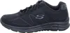 A side view of a black Skechers athletic shoe. Produktbild-Vorschau