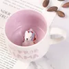 Alpaka v hrnku - 3D hrnek na kávu 3D keramický hrnek Alpaka Náhled obrázku produktu 2