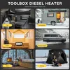 SUNSTER 8KW naftový ohřívač vzduchu 12/24 V DC a 110-240 V Náhled obrázku produktu 13