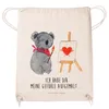 Mr. & Mrs. Panda Beutel Koala Künstler - Transparent - Produktbild-Vorschau 3
