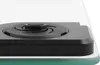 Close-up view of a black and gray component on a transparent surface. Produktbild-Vorschau