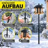 horizont Vogelhaus mit Ständer wetterfest, 160 cm, Holz, Produktbild-Vorschau 3
