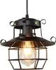 A black vintage-style pendant light with a visible Edison bulb. Produktbild-Vorschau